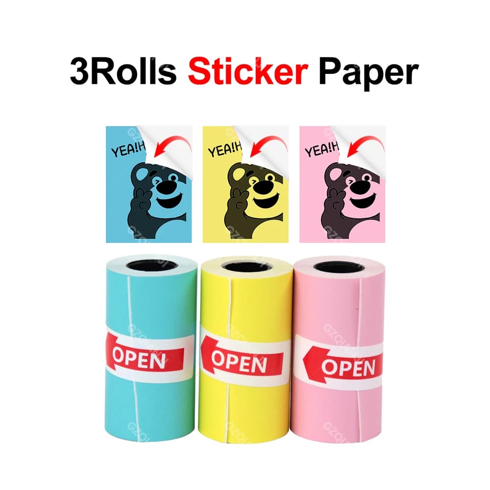 ⭐ Mini drukarka termiczna 58 mm – przenośna drukarka etykiet Bluetooth