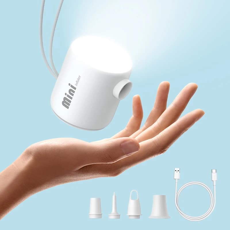 🏕️💨 Baseus Bezprzewodowa Pompka Powietrza – Mini Kompresor / Inflator Outdoor