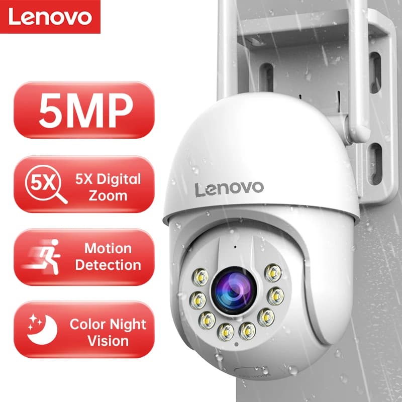 Zewnętrzna kamera monitoringu IP Lenovo wi-fi