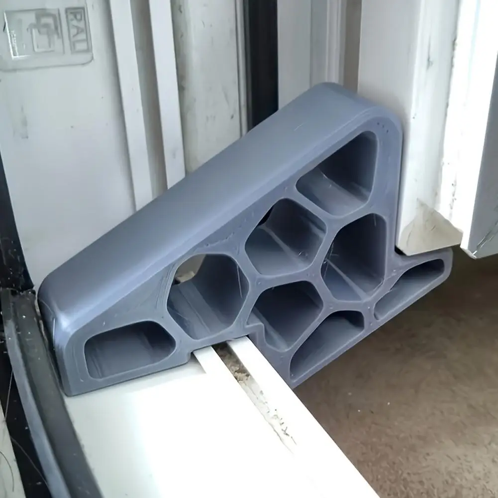 **Wytrzymały ogranicznik / stoper do drzwi i okien przesuwnych na balkon – zabezpieczenie antykolizyjne do domu, biura, łazienki