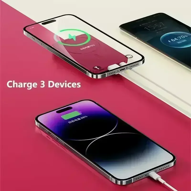 🔋⚡ VIVO Power Bank Magnetyczny 500000 mAh – Szybkie Ładowanie PD 22.5W + Bezprzewodowe