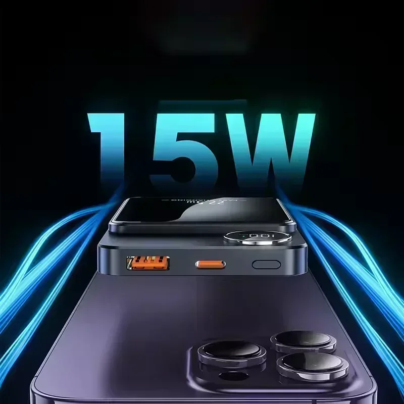 🔋⚡ VIVO Power Bank Magnetyczny 500000 mAh – Szybkie Ładowanie PD 22.5W + Bezprzewodowe