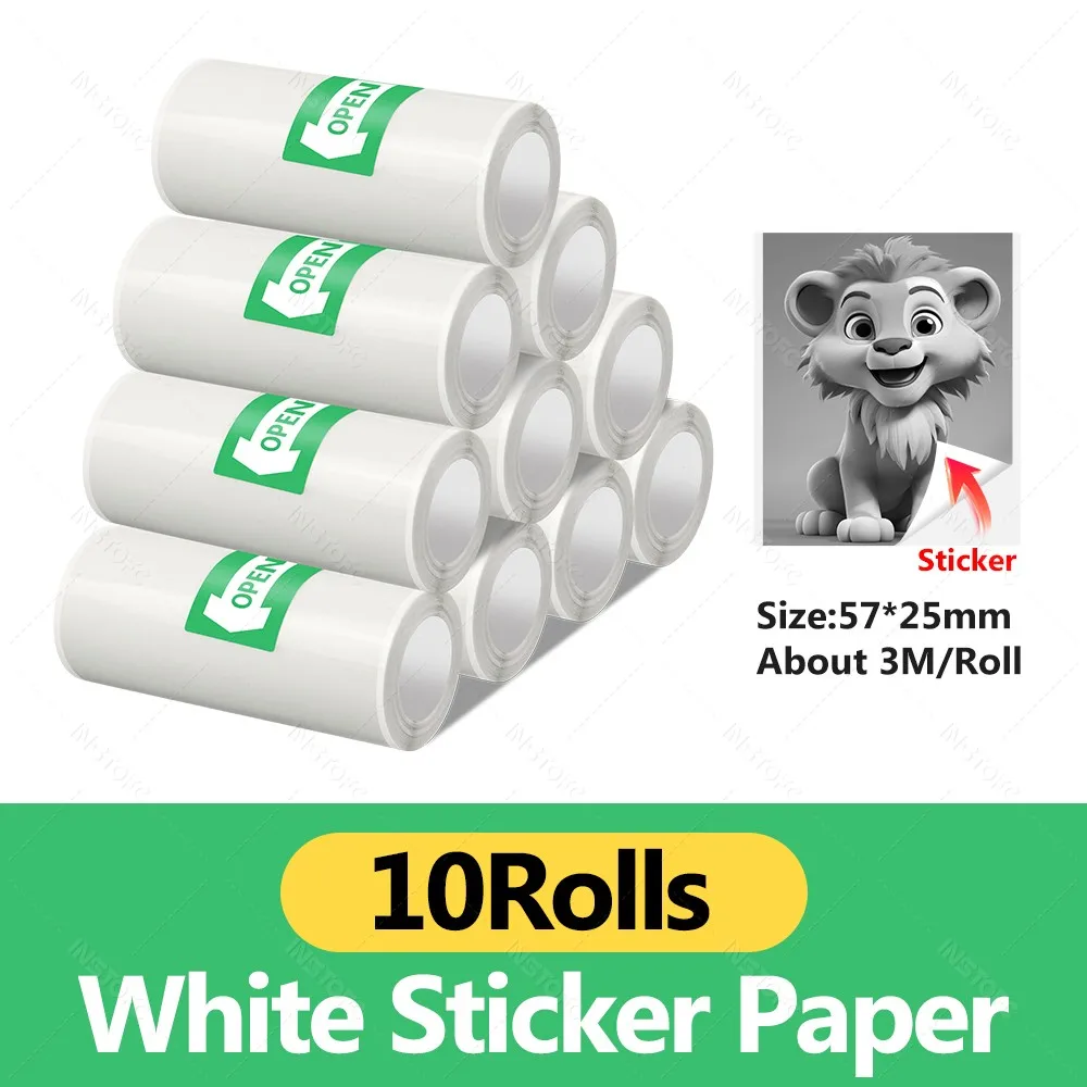 ⭐ Mini drukarka termiczna 58 mm – przenośna drukarka etykiet Bluetooth