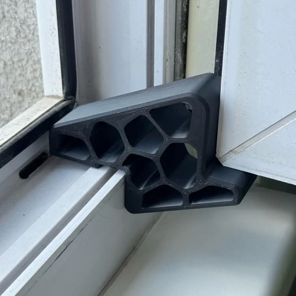 **Wytrzymały ogranicznik / stoper do drzwi i okien przesuwnych na balkon – zabezpieczenie antykolizyjne do domu, biura, łazienki